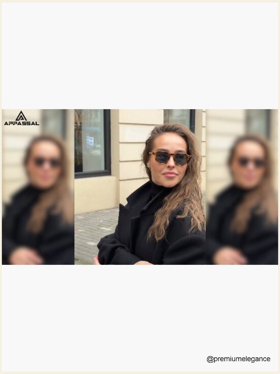 Retro Square Sunglasses, Lightweight TR90 Frame UV400 Protection main image 4